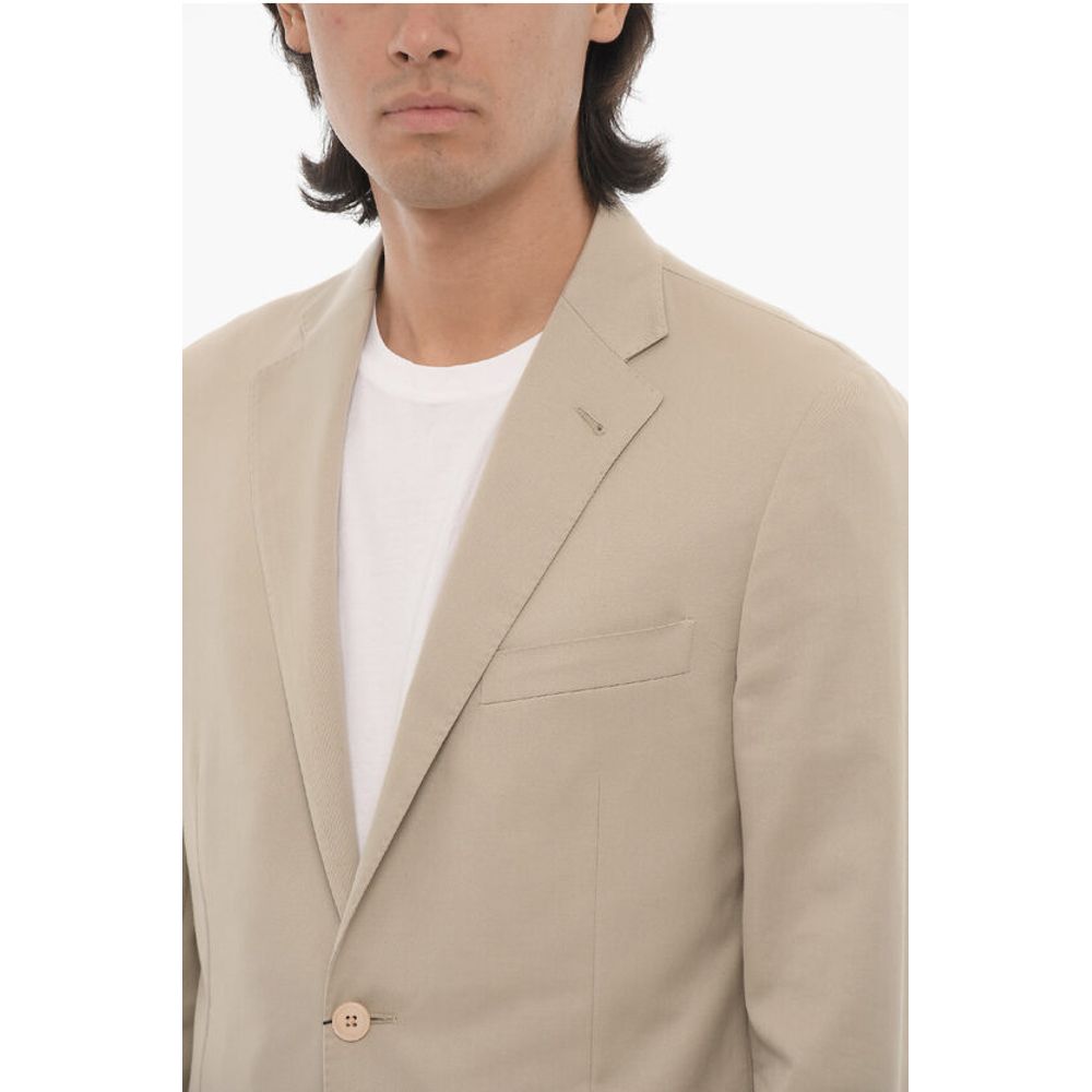 Corneliani Side Vents Notch Lapel GATE 2-Button Blazer - Image 3