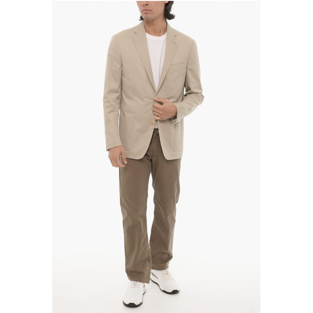 Corneliani Side Vents Notch Lapel GATE 2-Button Blazer - Image 4