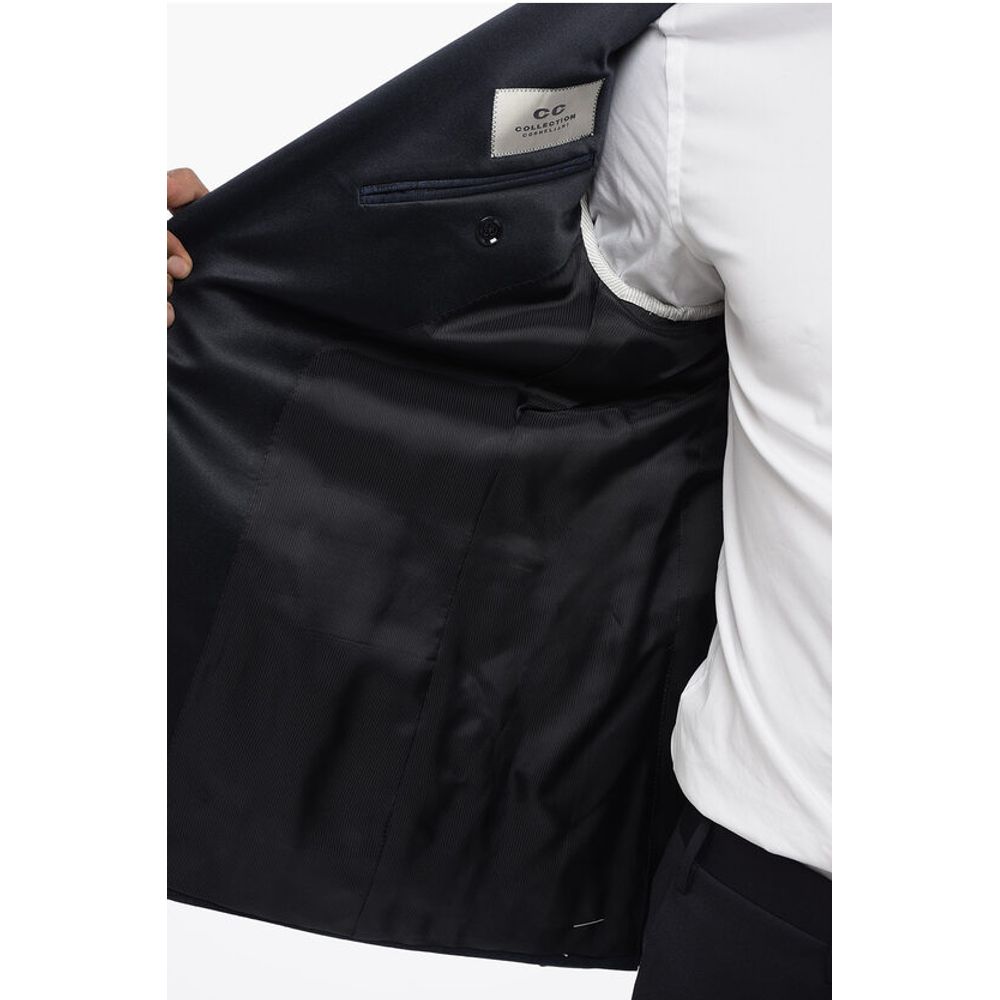 Corneliani CC COLLECTION Jacquard RESET CERIM. Blazer with Satin Peak L - Image 5