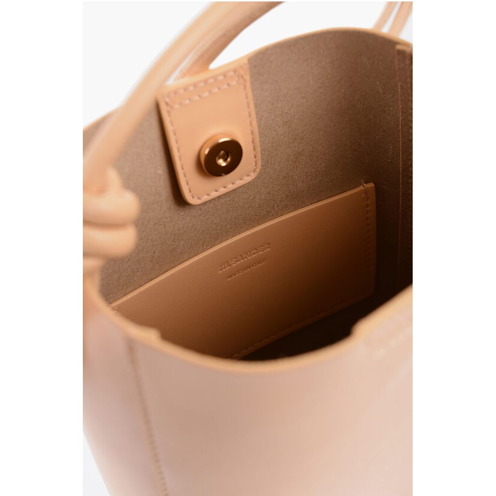 Jil Sander Leather GIRO Crossbody Bag with Adjustable Shoulder Strap - Image 5