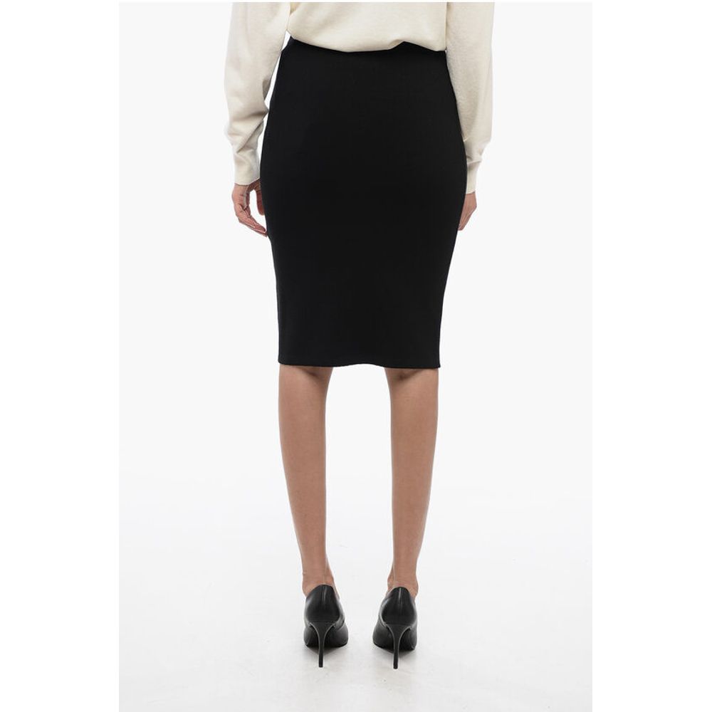 Saint Laurent Wool Pencil Skirt - Image 2
