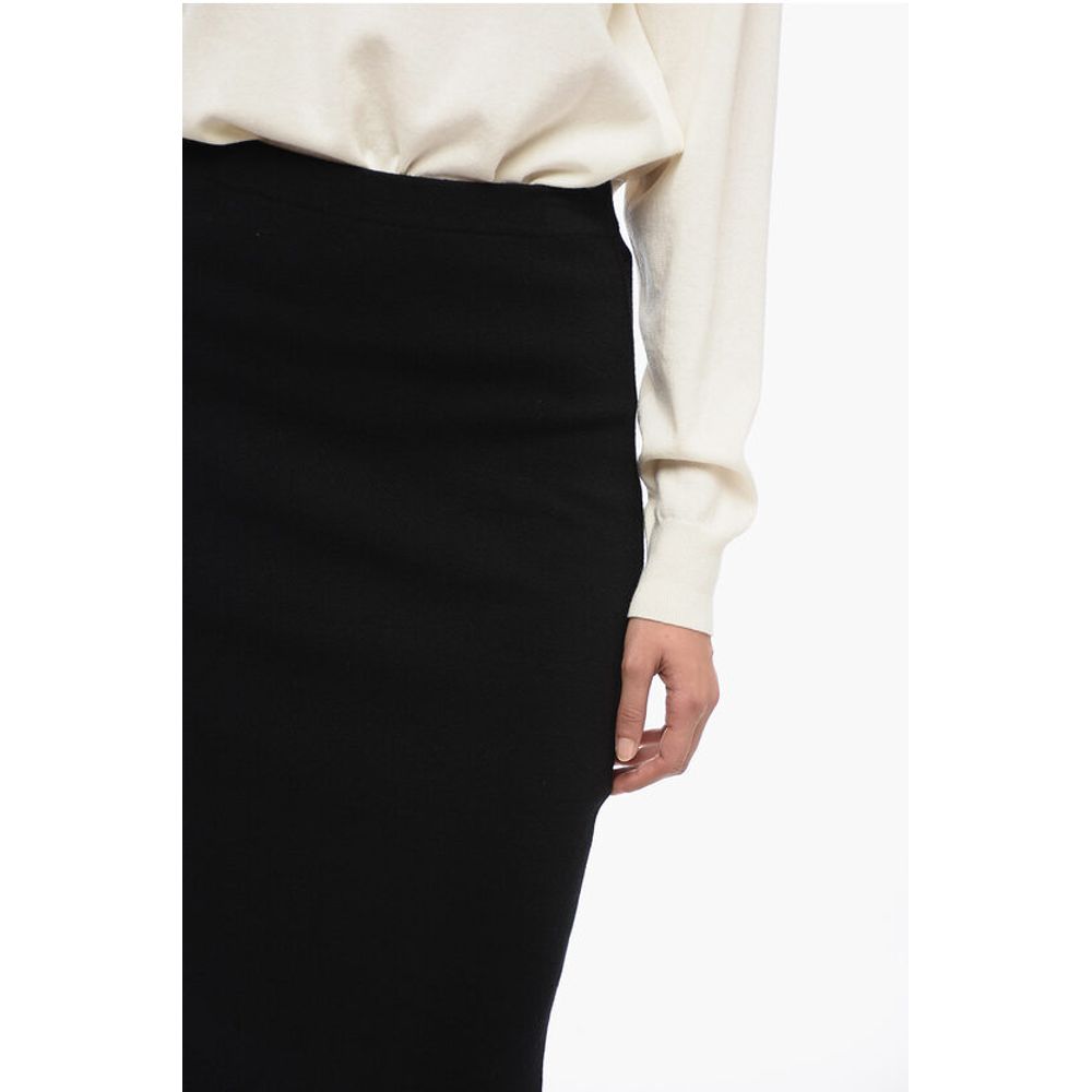 Saint Laurent Wool Pencil Skirt - Image 3