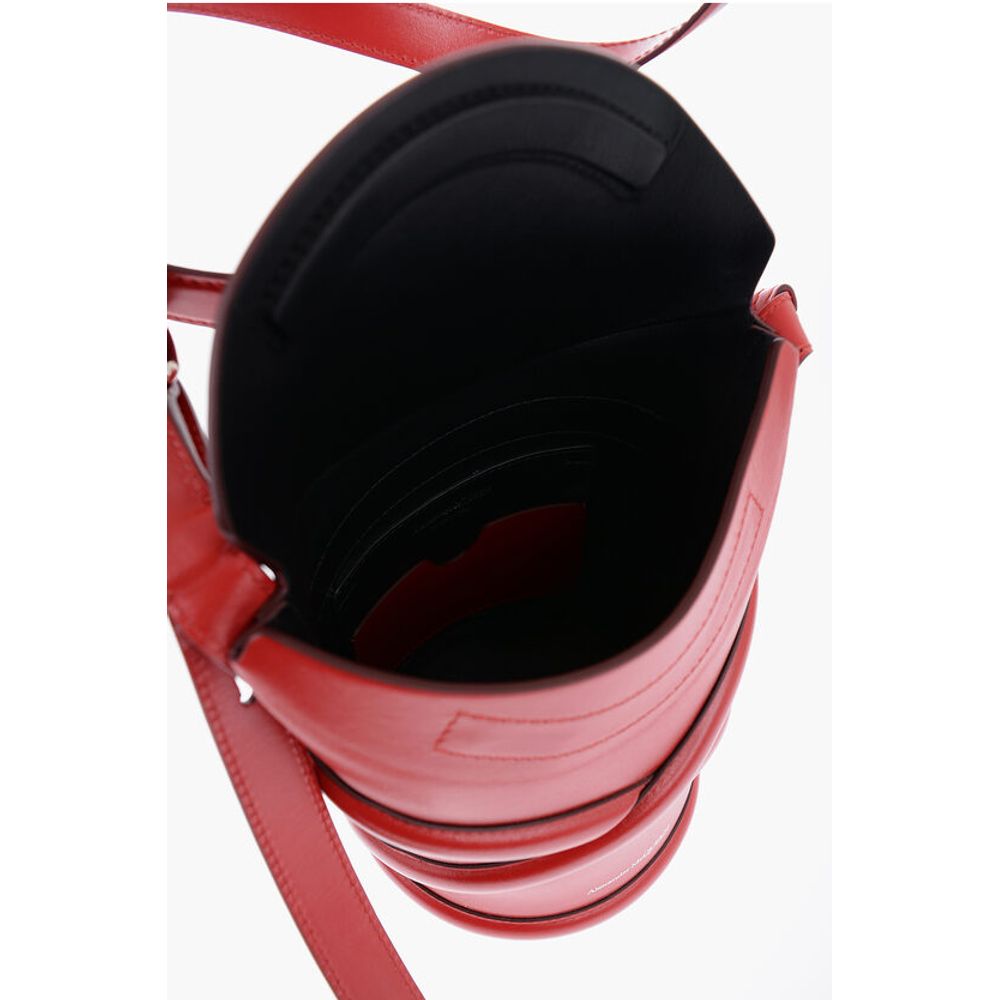 Alexander McQueen CURVE Bucket Bag with Embossed Logo - Image 4