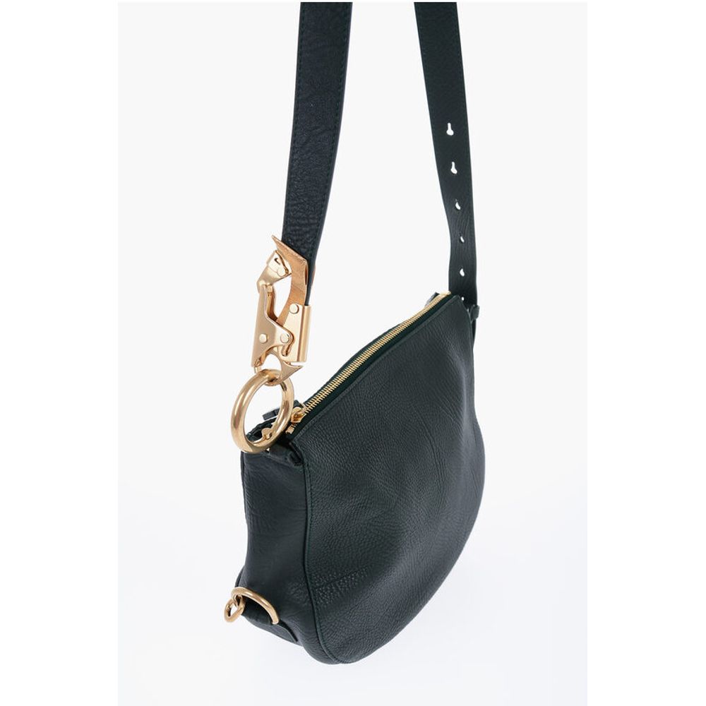 Burberry Grained Leather KNIGHT Bag with Lobster Clasp - Image 3