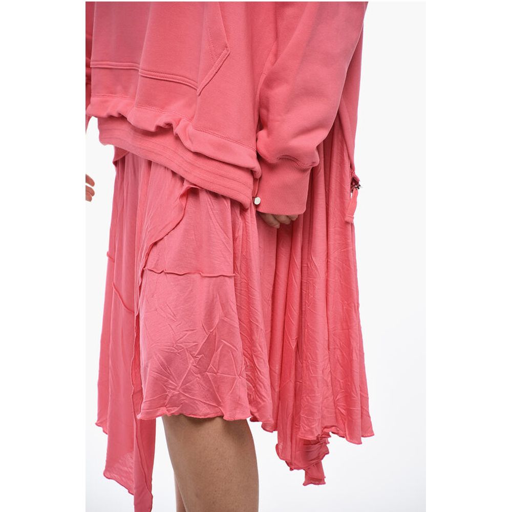 Diesel Double Fabbric D-ROLLER Dress with Asymmetric Hem - Image 3