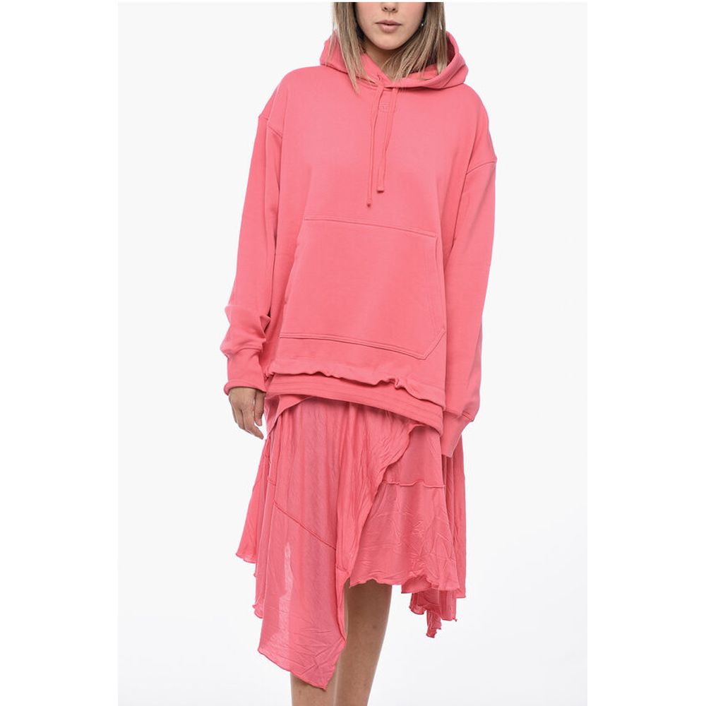 Diesel Double Fabbric D-ROLLER Dress with Asymmetric Hem - Image 4