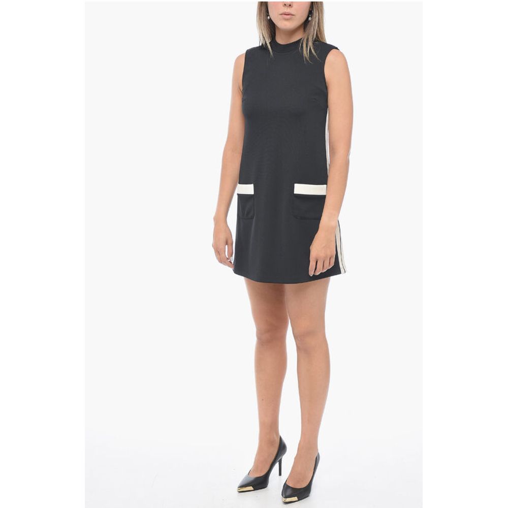 Palm Angels Sleeveless Track Dress with Patch Pockets