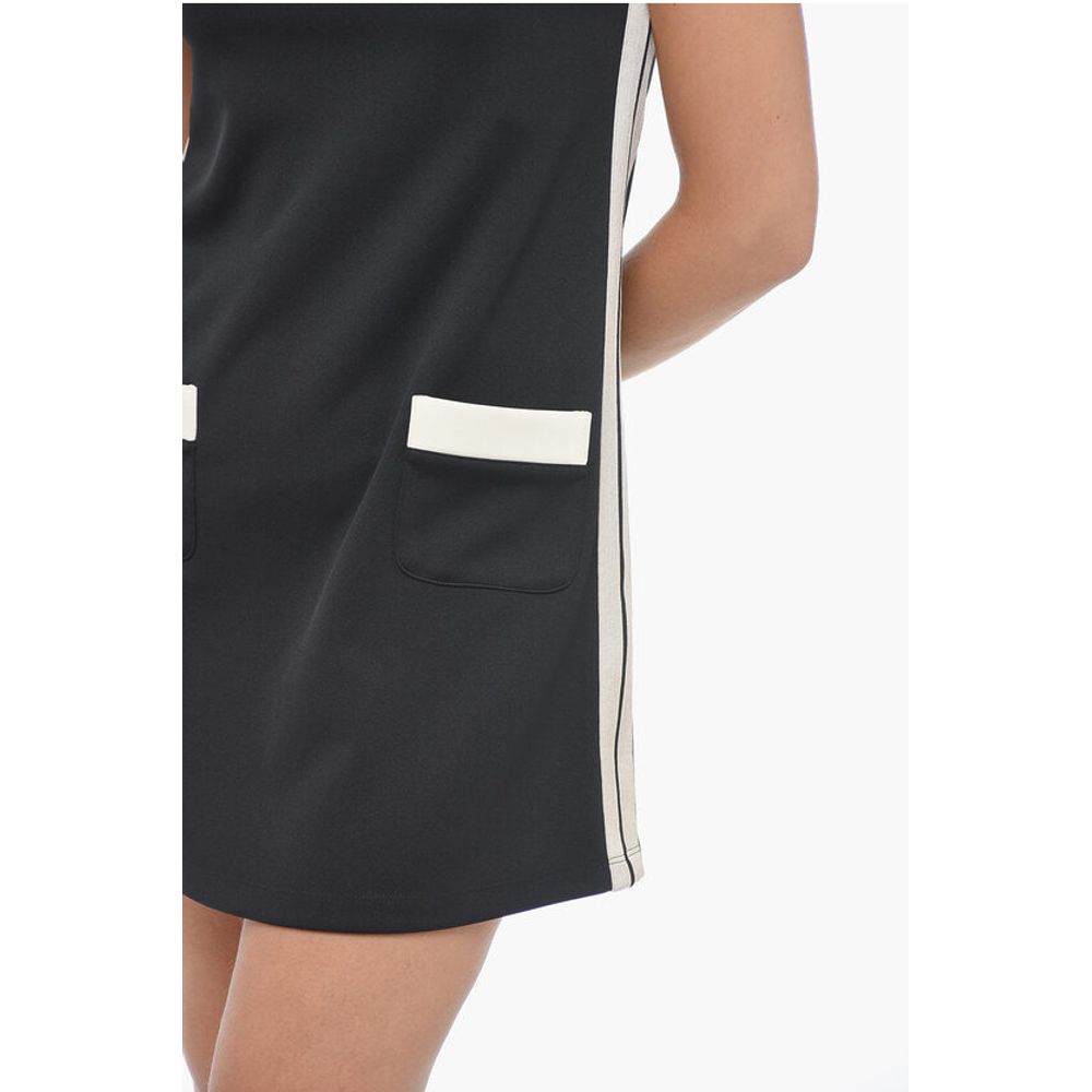 Palm Angels Sleeveless Track Dress with Patch Pockets - Image 3