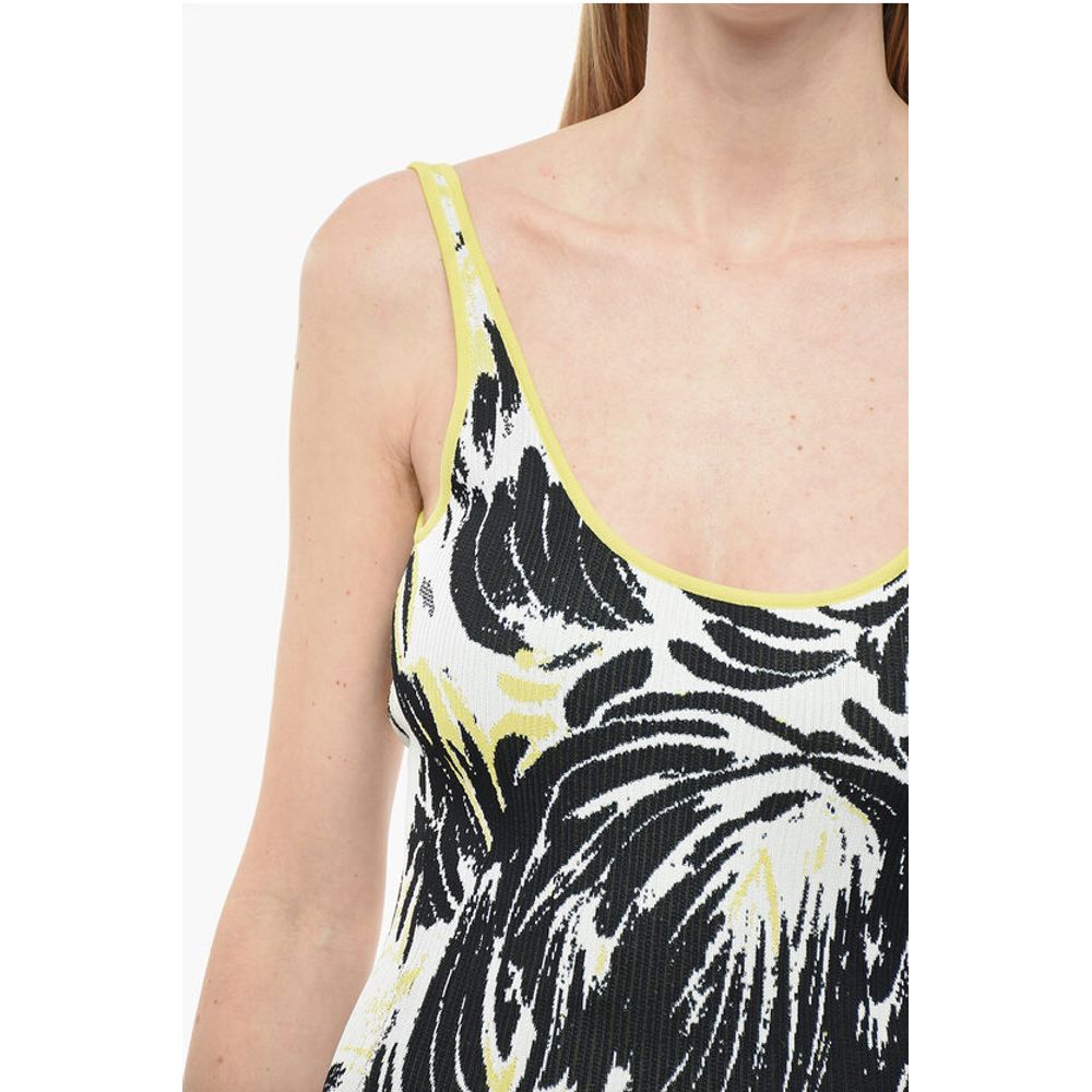 Bottega Veneta Embroidered Jacquard Dress with Open Back - Image 3