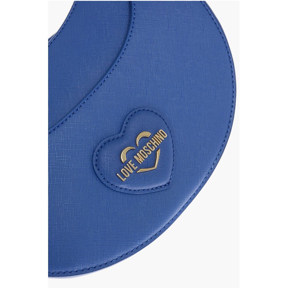 Moschino LOVE Saffiano Faux Leather ECO-FRIENDLY Hobo Bag - Image 4