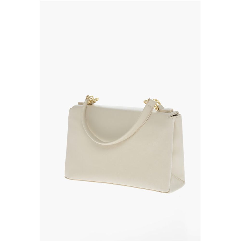 Moschino LOVE Faux Leather Shoulder Bag with Golden Logo - Image 2