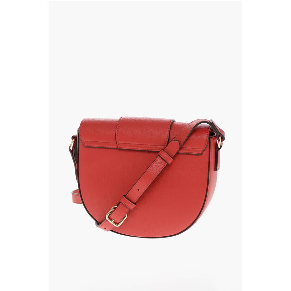 Moschino LOVE Faux Leather Crossbody Bag with Double Metal Heart - Image 2