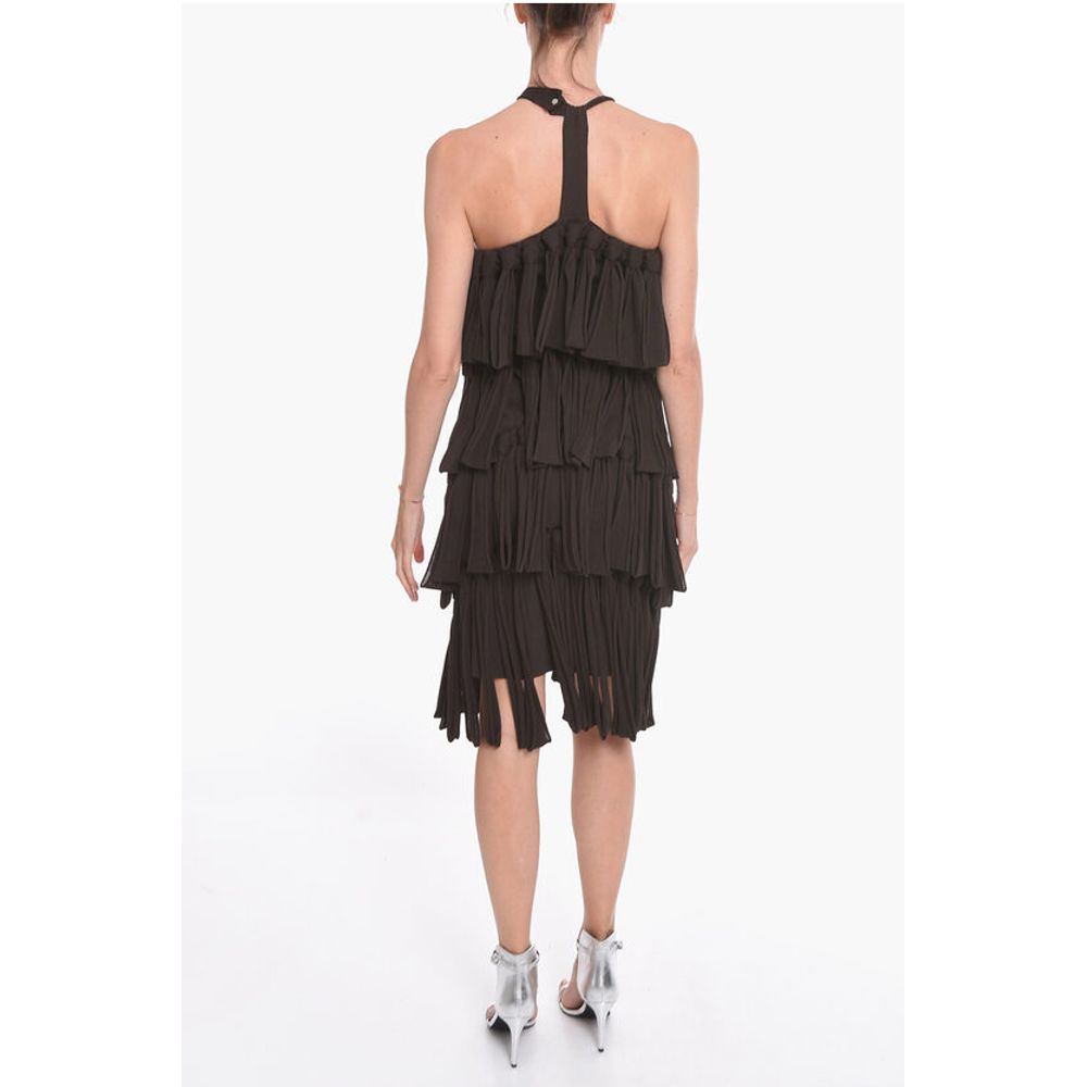 Bottega Veneta Halter Neck LOOPS Silk Blend Dress - Image 2