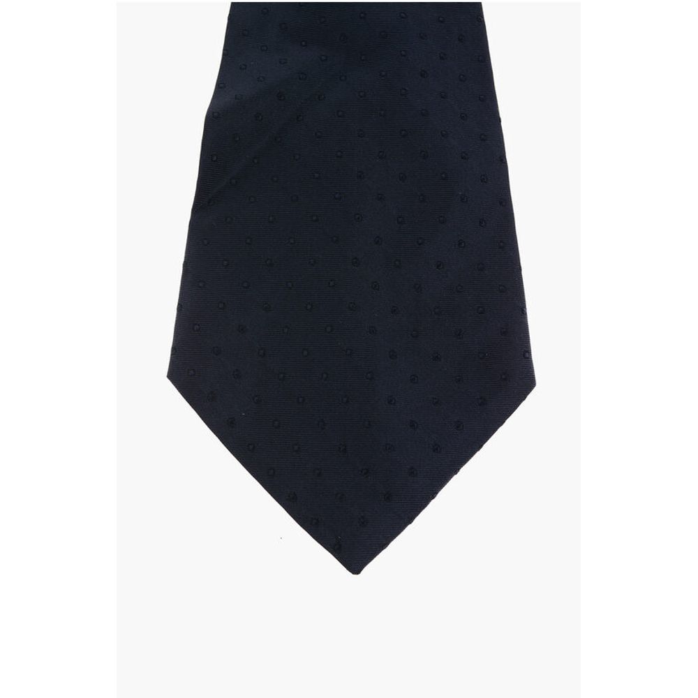 Corneliani Polka Dots Silk Cerimony Ascot Tie - Image 2