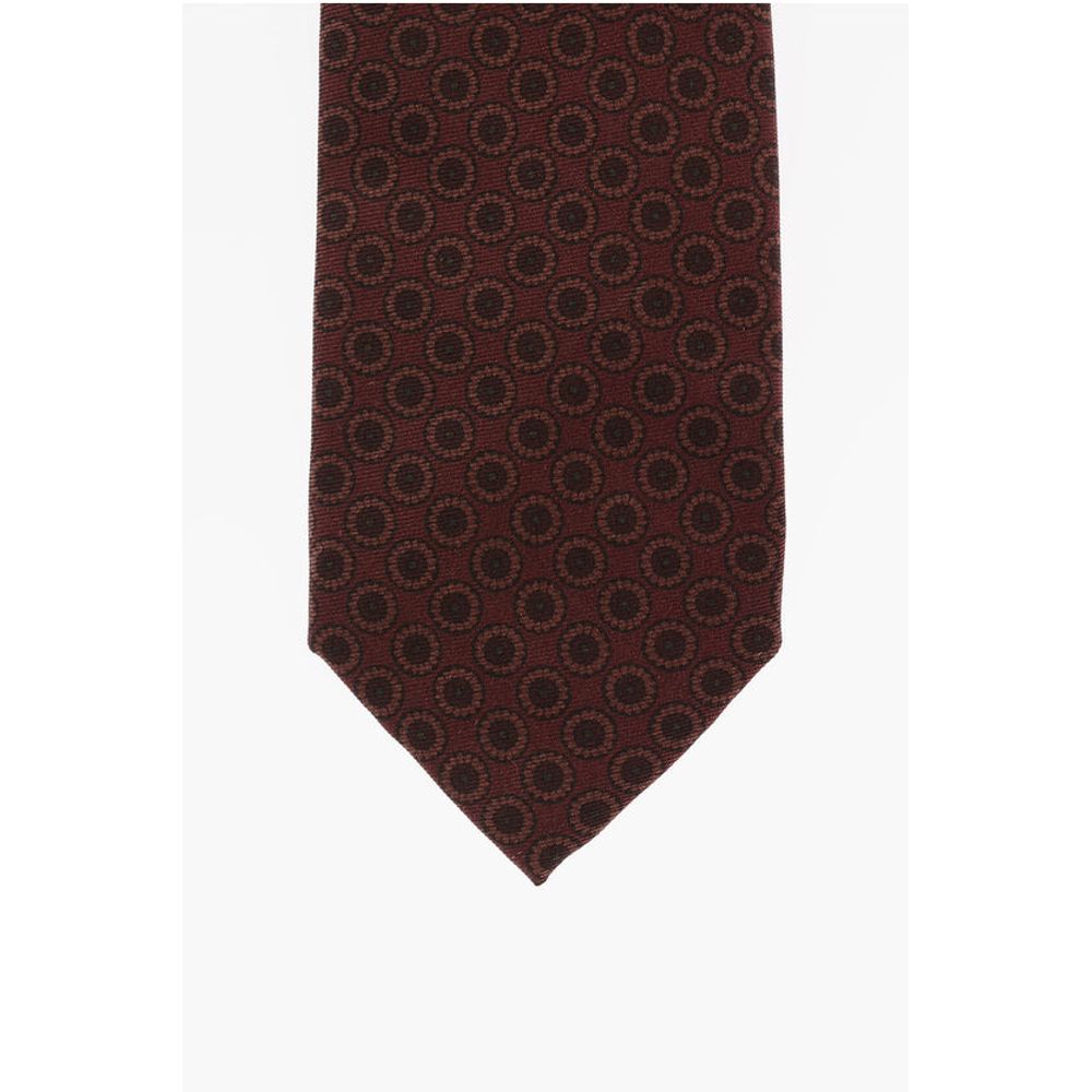 Corneliani Silk Tie with Motif - Image 2