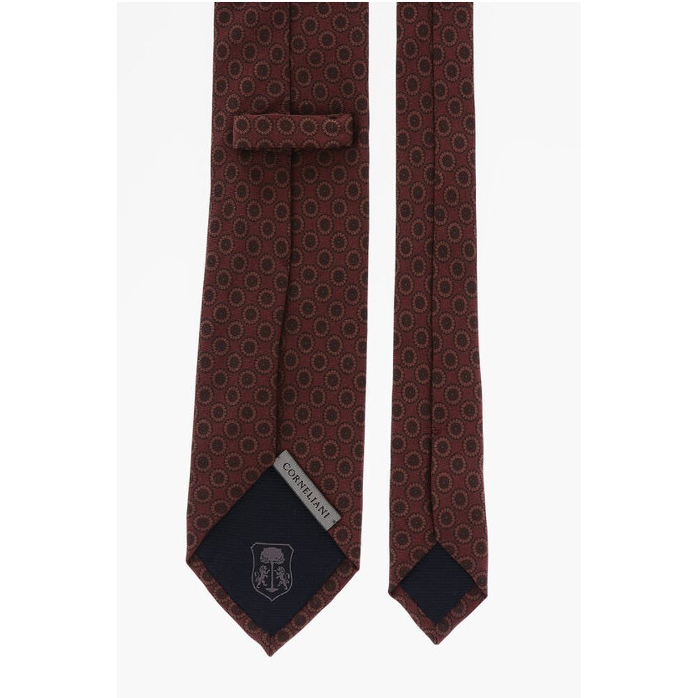 Corneliani Silk Tie with Motif - Image 3