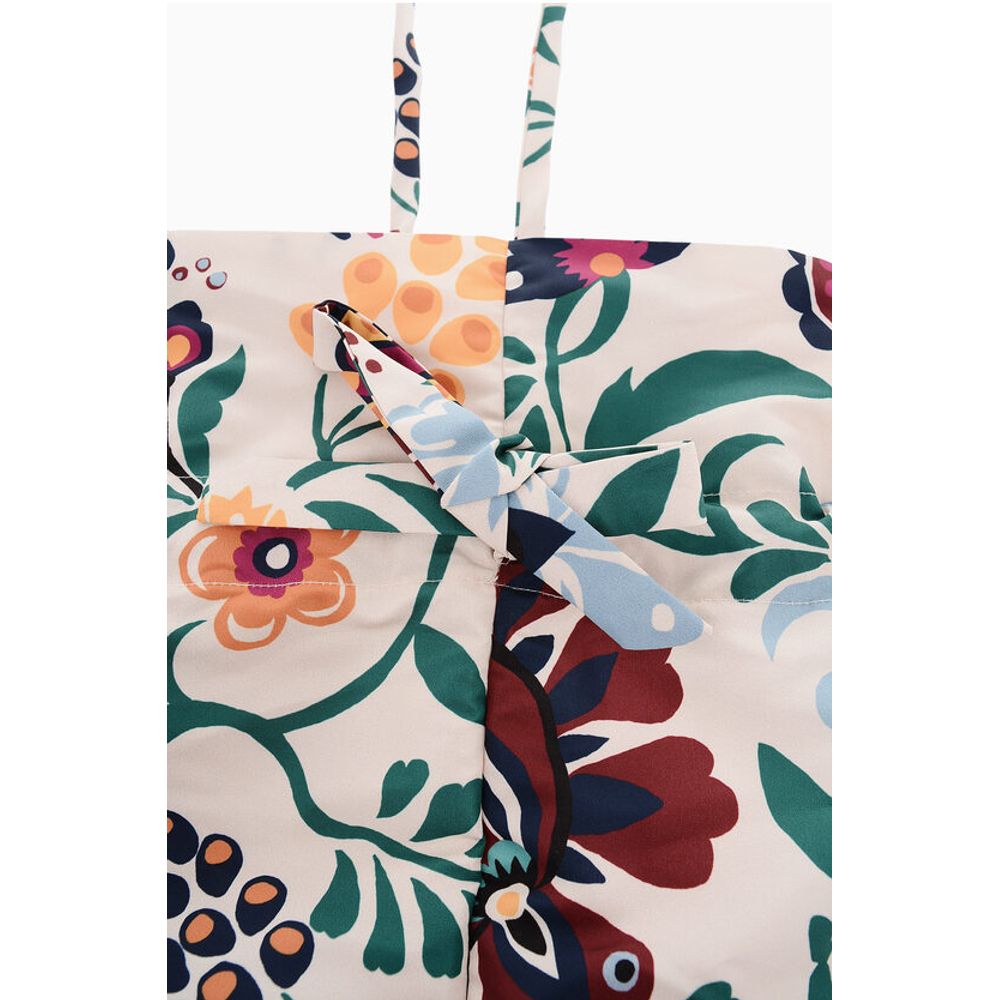 La Double J Patterned Bucket Bag with Ruffle Details - Image 2