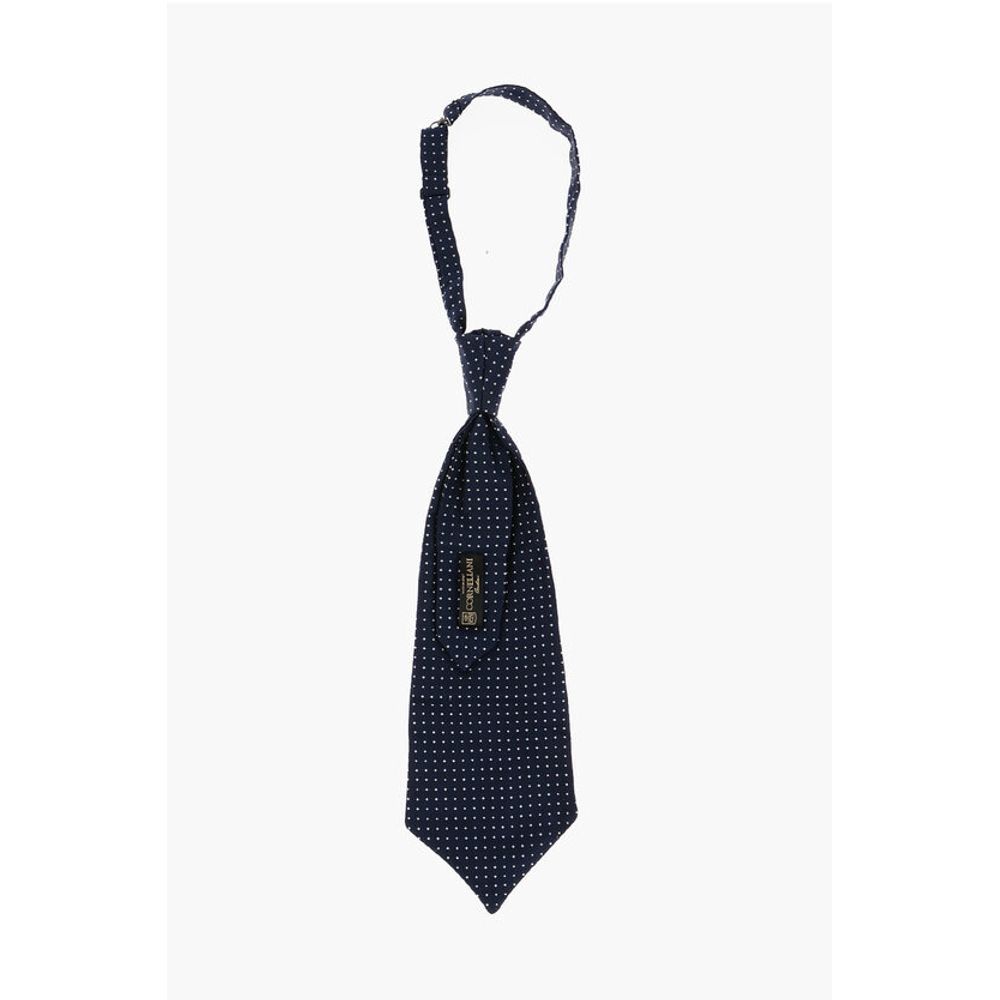 Corneliani Micro Checked Ascot Ceremony Tie - Image 3