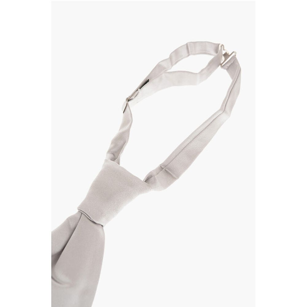 Corneliani Solid Color Silk Ascot Ceremony Tie - Image 2