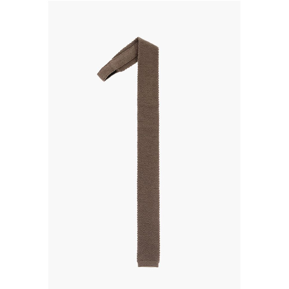 Corneliani Silk and Cashmere Knitted Tie