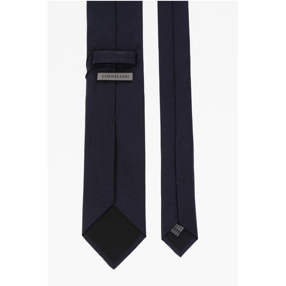 Corneliani Solid Color Silk Tie - Image 3