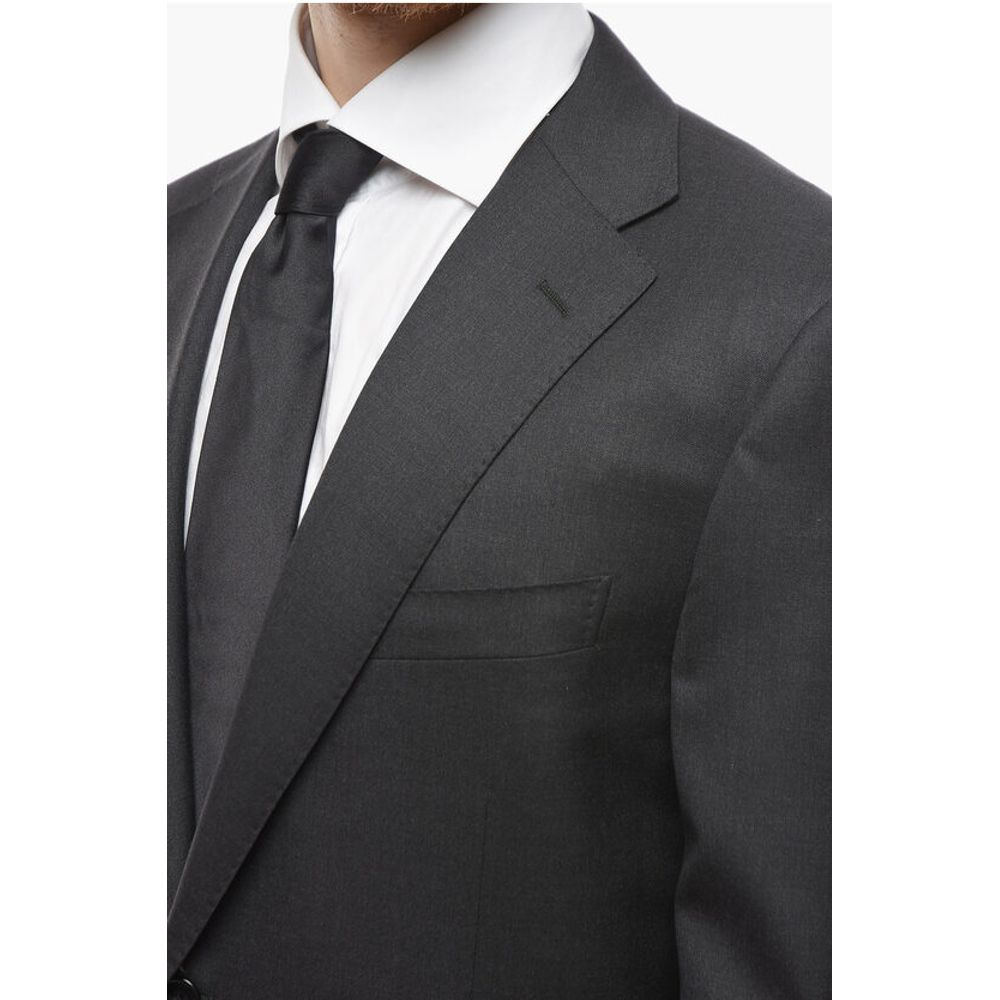 Corneliani Notch Lapel MANTUA Virgin Wool Blazer - Image 3