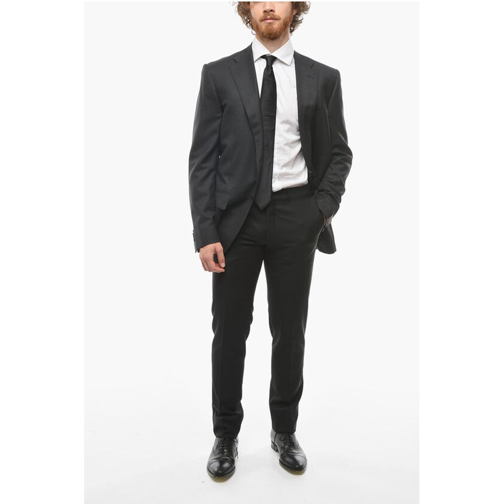 Corneliani Notch Lapel MANTUA Virgin Wool Blazer - Image 4