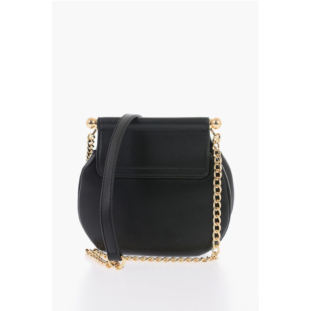 Moschino LOVE Faux Leather Crossbody Bag with Turn Lock Closure - Image 2