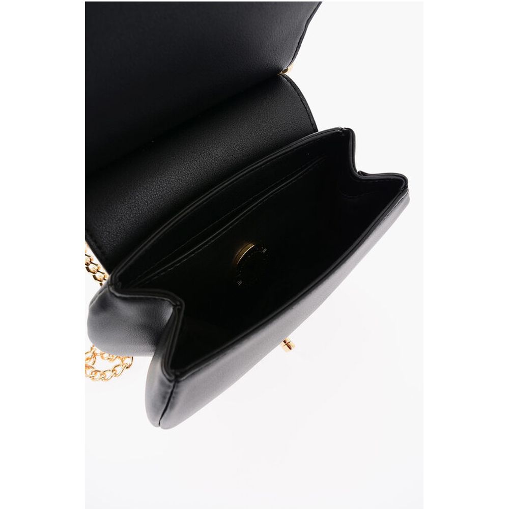 Moschino LOVE Faux Leather Crossbody Bag with Turn Lock Closure - Image 4