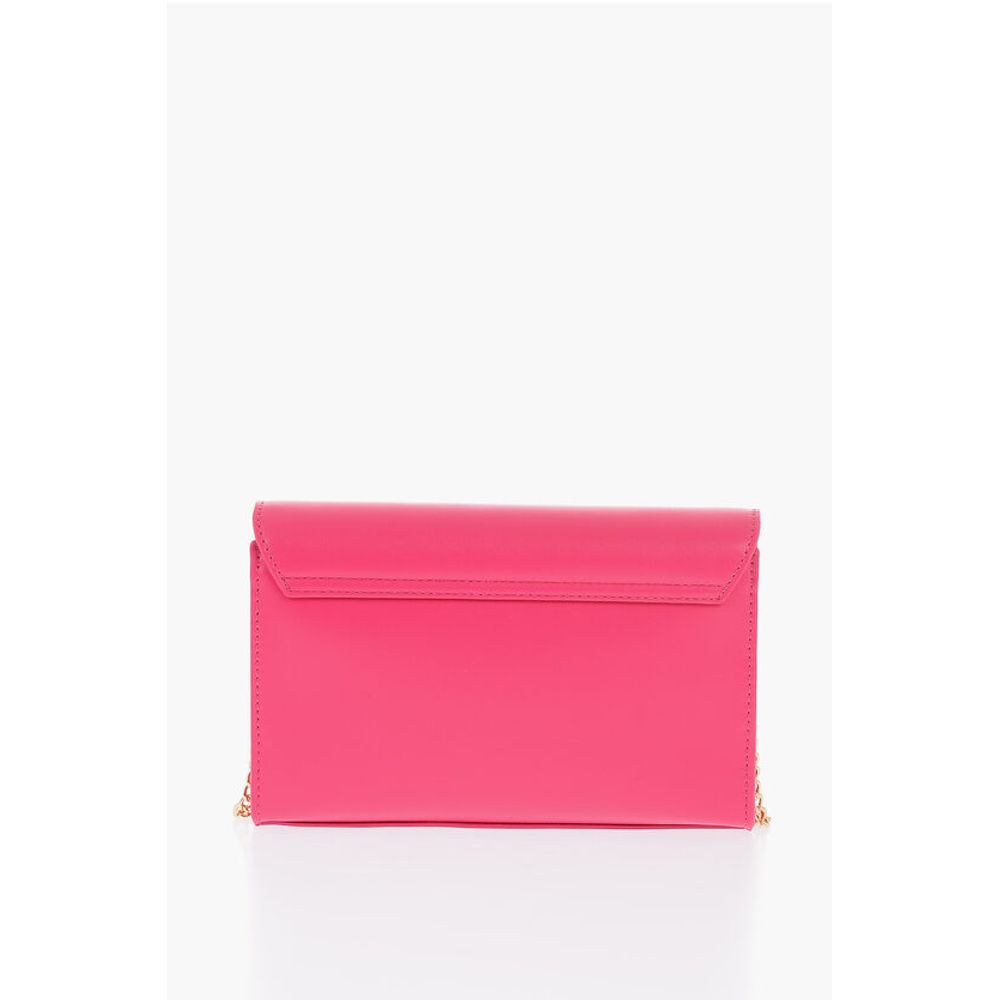 Moschino LOVE Faux Leather Crossbody Bag with Metal Golden Logo - Image 2