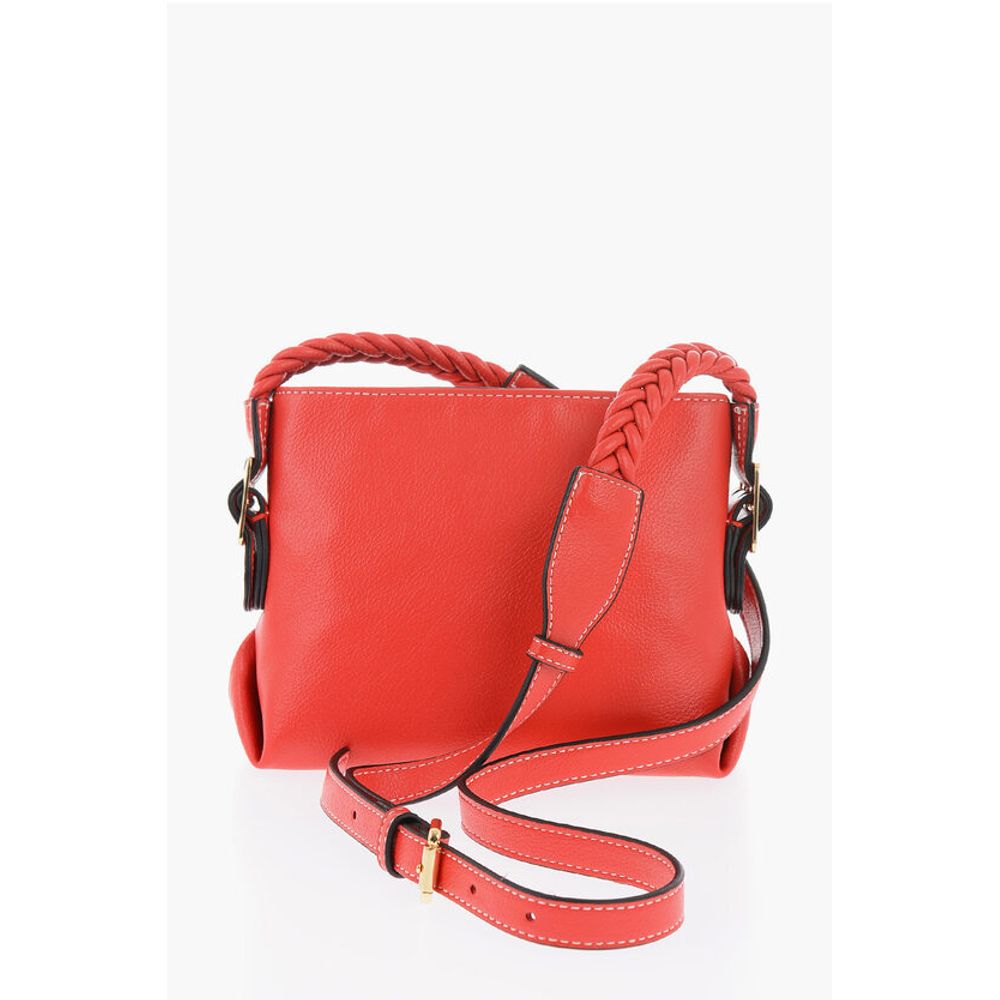 Moschino LOVE Faux Leather Crossbody Bag with Braided Details - Image 2