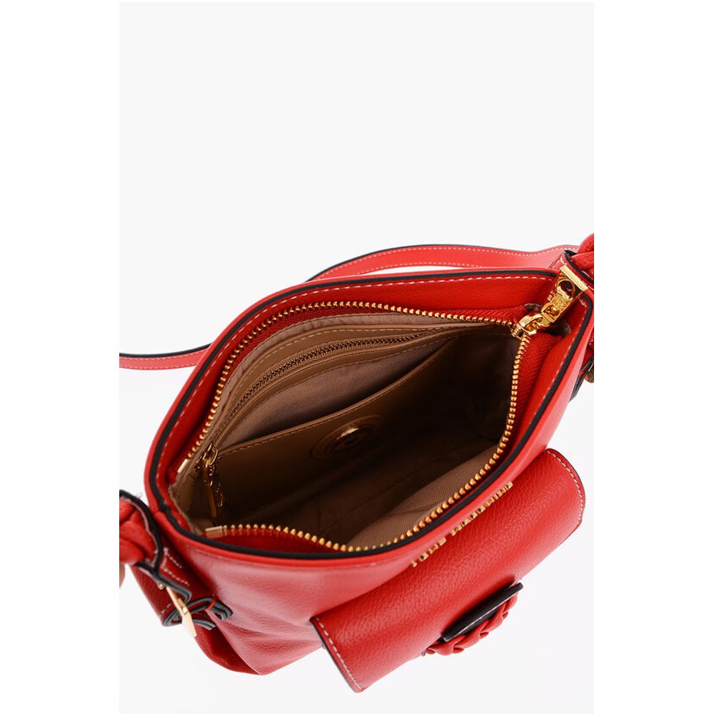 Moschino LOVE Faux Leather Crossbody Bag with Braided Details - Image 4