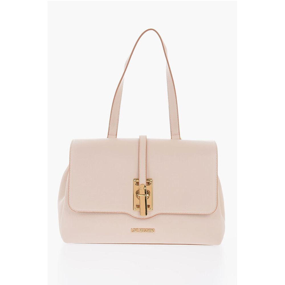 Moschino LOVE Faux Leather Bag with Removable Shoulder Strap