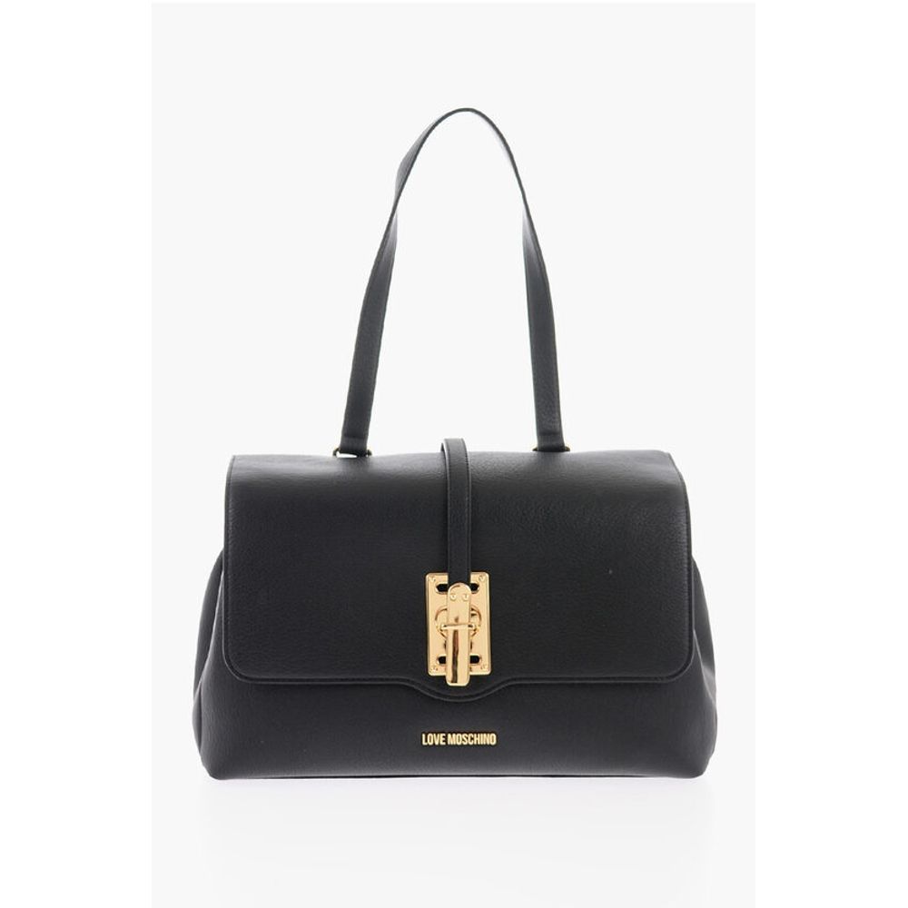 Moschino LOVE Faux Leather Bag with Removable Shoulder Strap