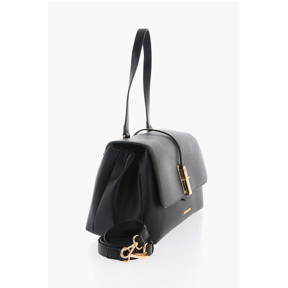 Moschino LOVE Faux Leather Bag with Removable Shoulder Strap - Image 2