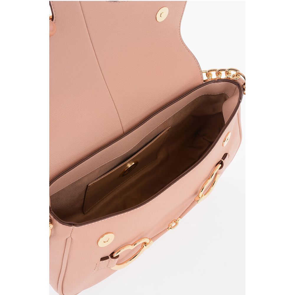 Moschino LOVE Faux Leather BIG HEARTBIT Shoulder Bag - Image 4