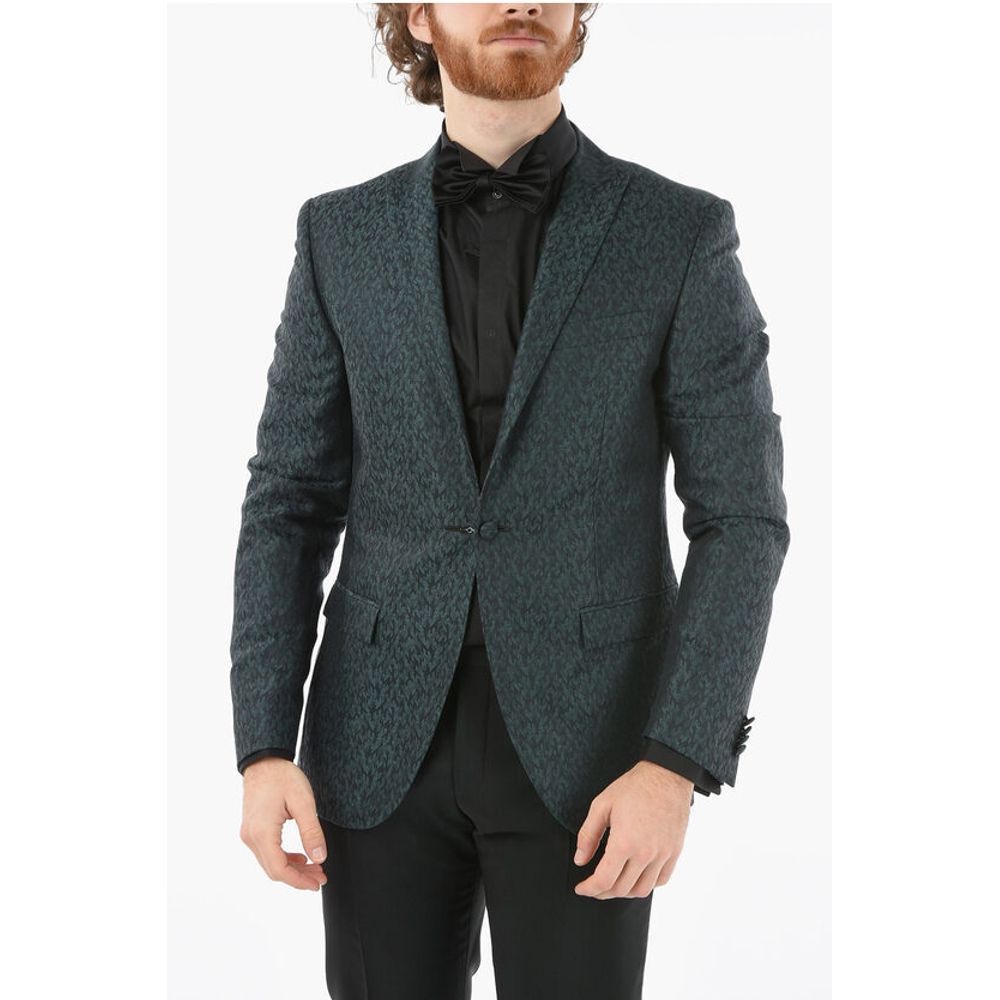 Corneliani CC COLLECTION side vents peak lapel CERIMONIA RESET 1-button