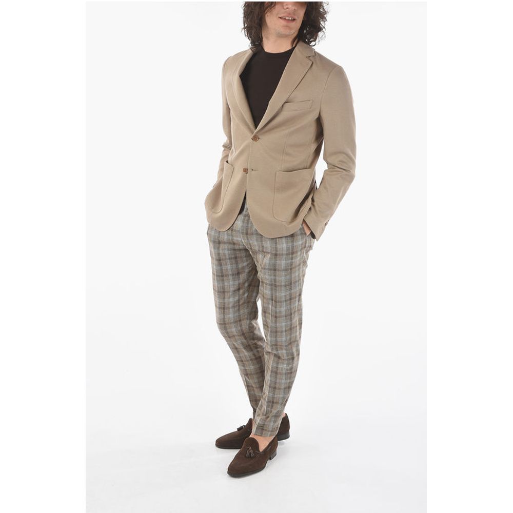 Corneliani CC COLLECTION cotton side vents 2-button blazer - Image 4