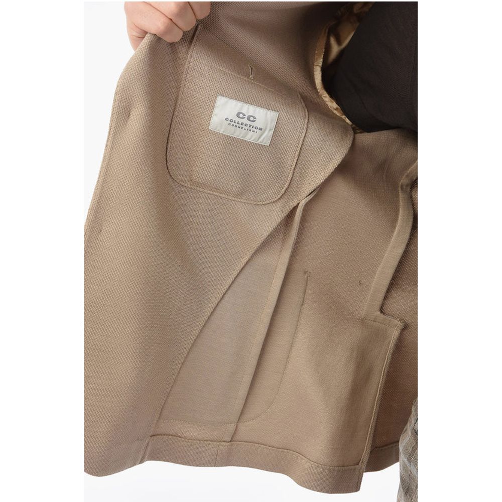 Corneliani CC COLLECTION cotton side vents 2-button blazer - Image 5