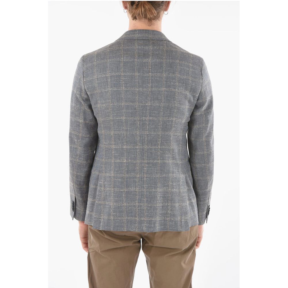 Corneliani CC COLLECTION Windowpane Check RETAILORED 2-button Blazer - Image 2