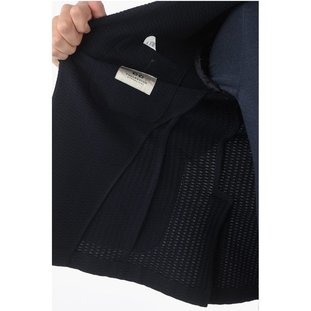 Corneliani CC COLLECTION cotton side vents notch lapel 2-button blazer - Image 5