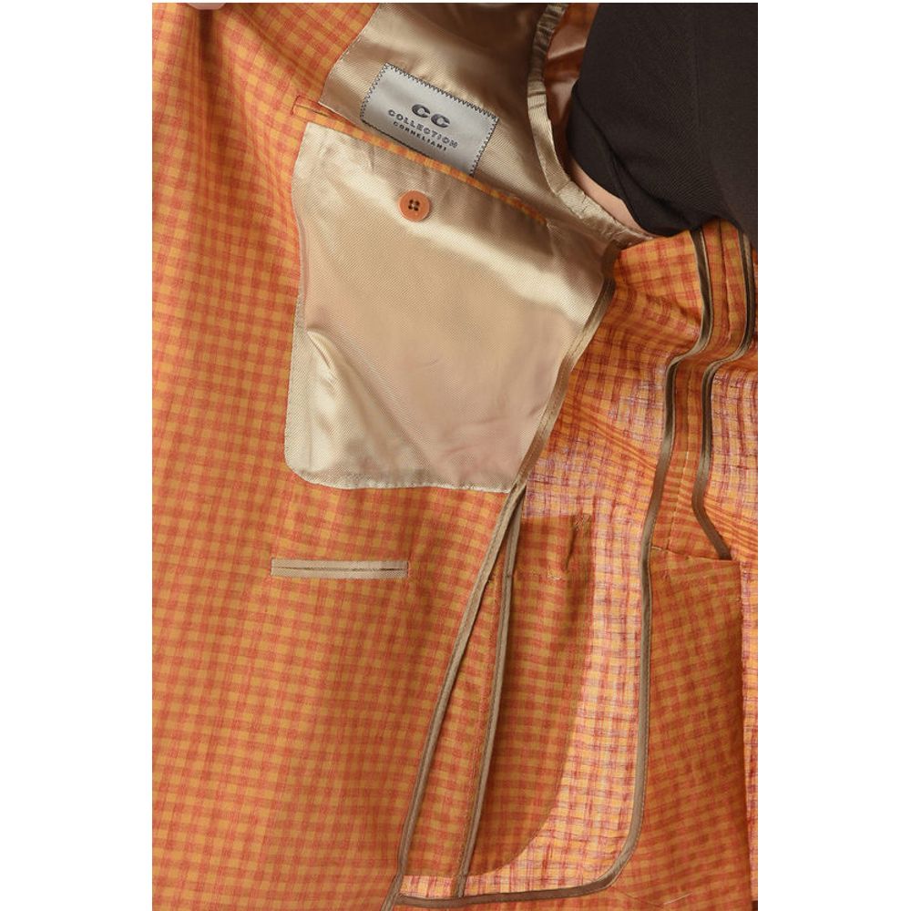 Corneliani CC COLLECTION gingham checked side vents peak lapel REWARD 2 - Image 5