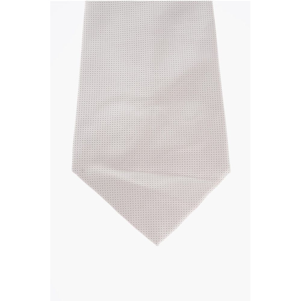 Corneliani Polka Dots Silk Ascot Tie - Image 3