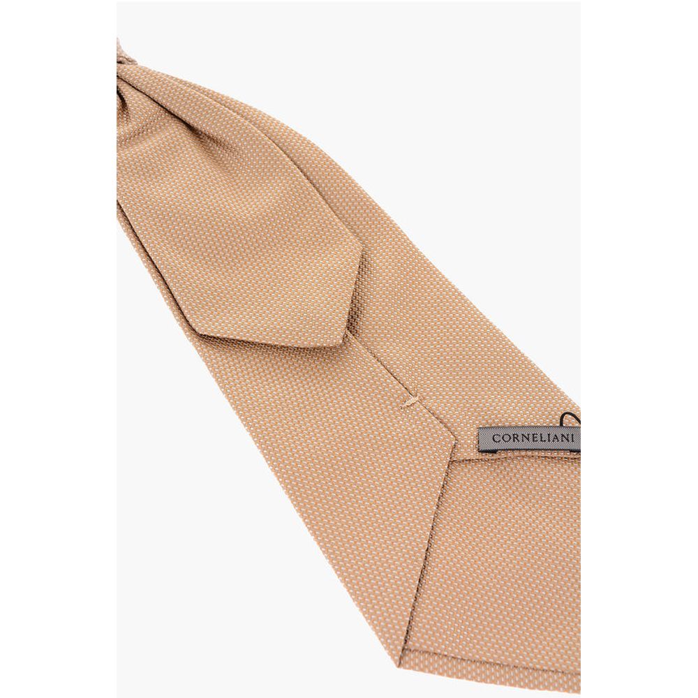 Corneliani Solid Color Silk Ascot Tie - Image 3