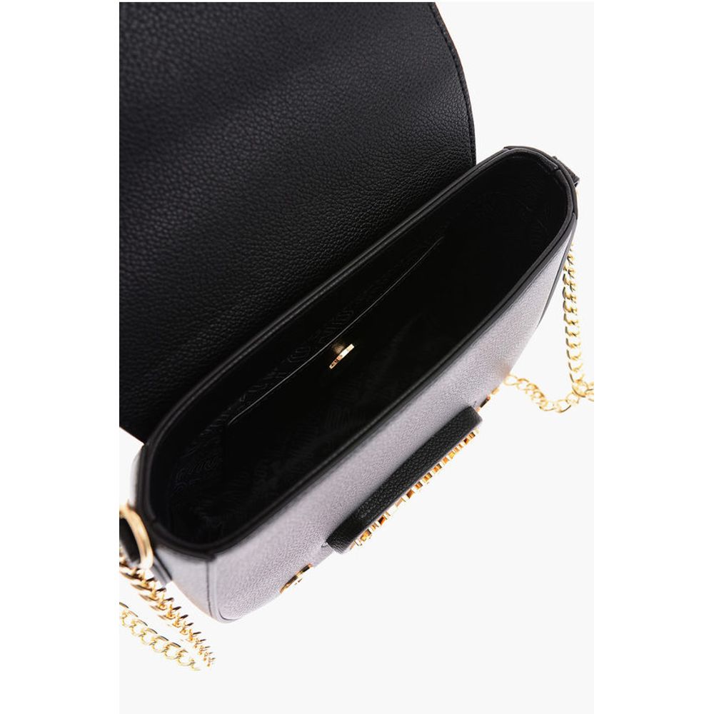Moschino LOVE Chain Shoulder Strap Faux Leather Bag - Image 4
