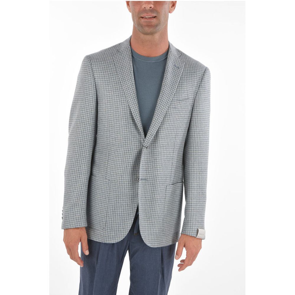 Corneliani Silk GATE Blazer with Notch Lapel