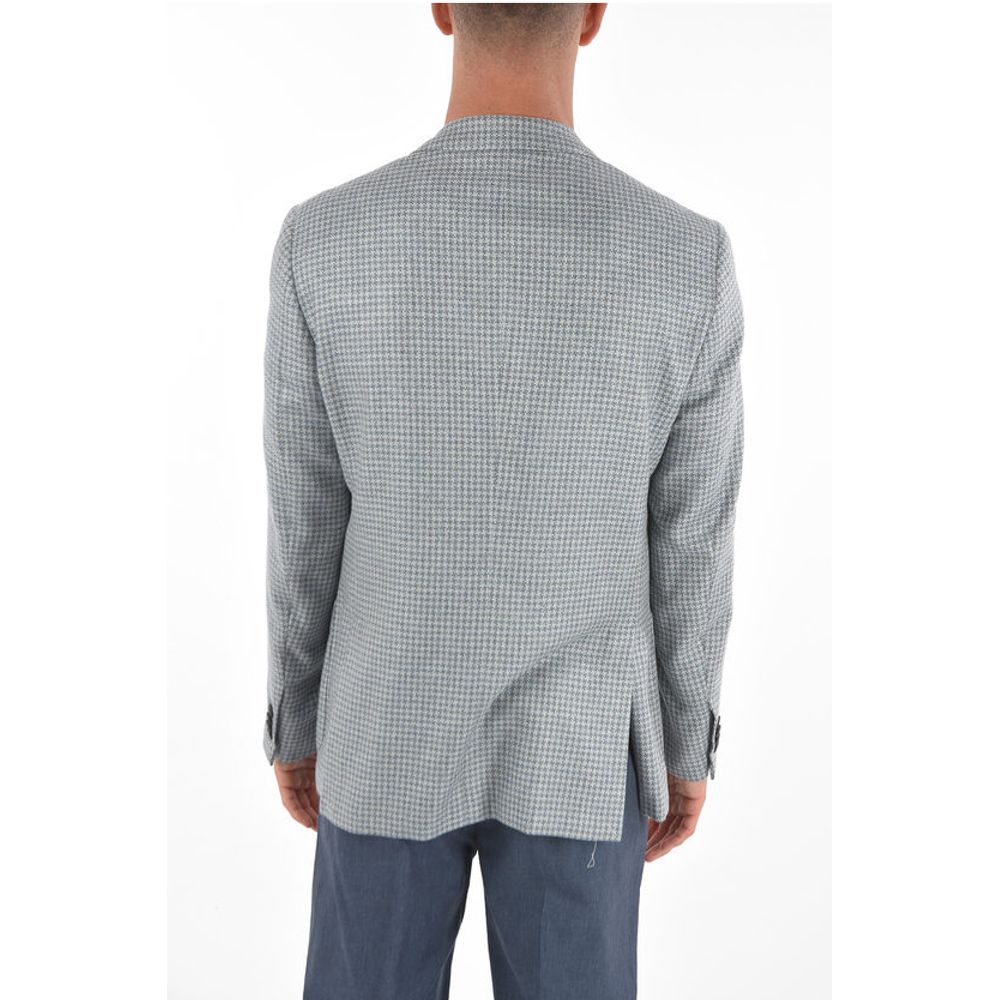 Corneliani Silk GATE Blazer with Notch Lapel - Image 2