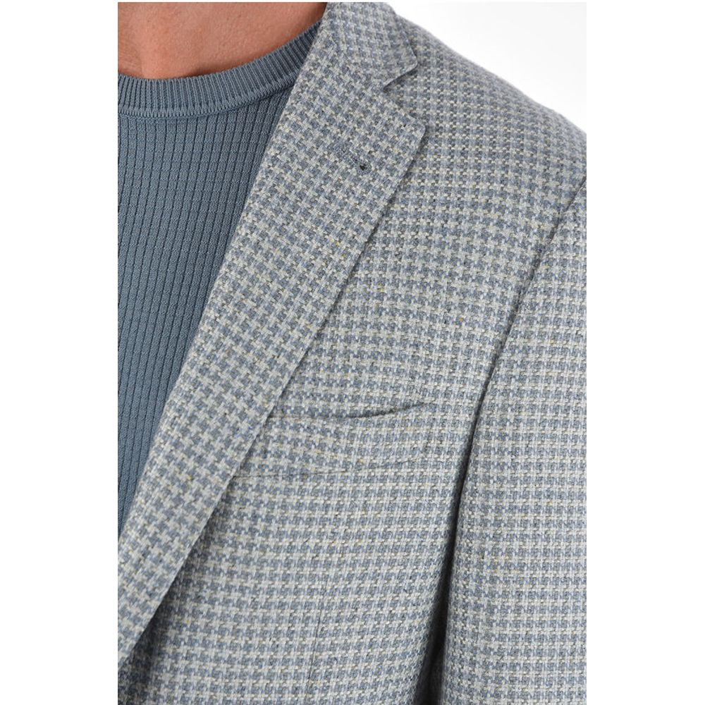 Corneliani Silk GATE Blazer with Notch Lapel - Image 3