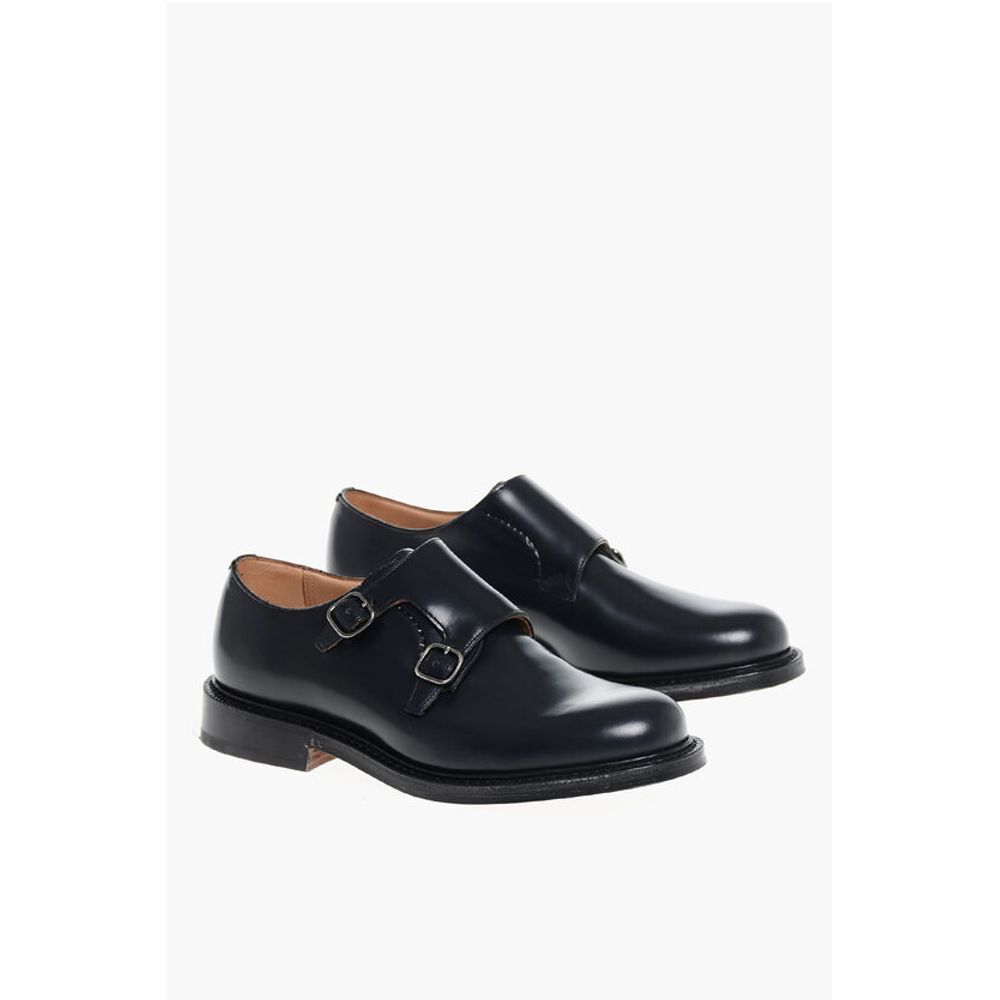 Church's Brushed Leather Monk Strap Loafers