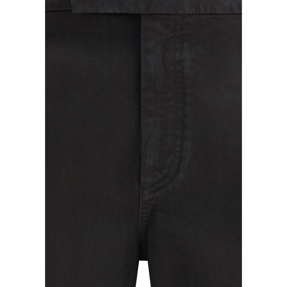 Thom Browne Black Cotton Dress Pants - Image 3